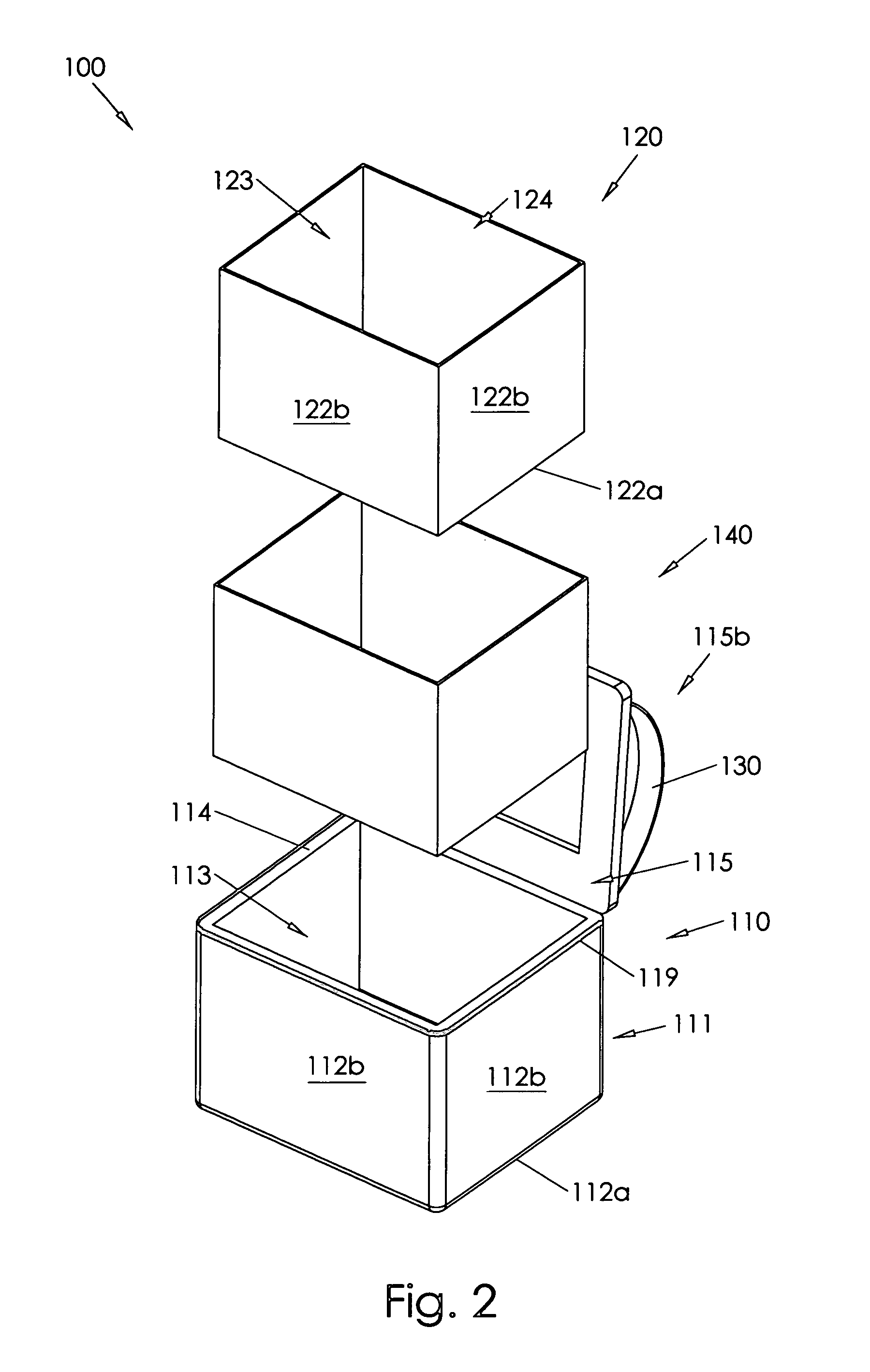 Insulating container