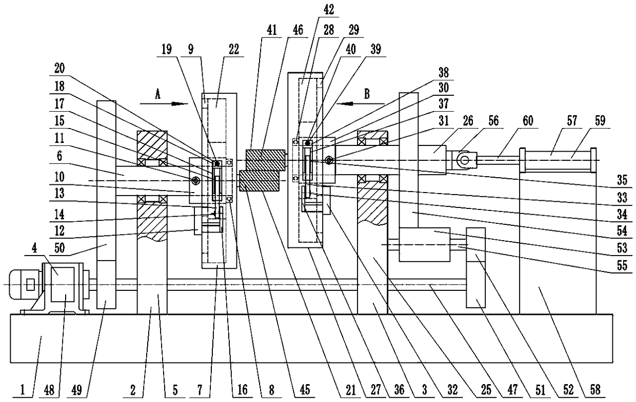 Double-roller-type yarn twisting device