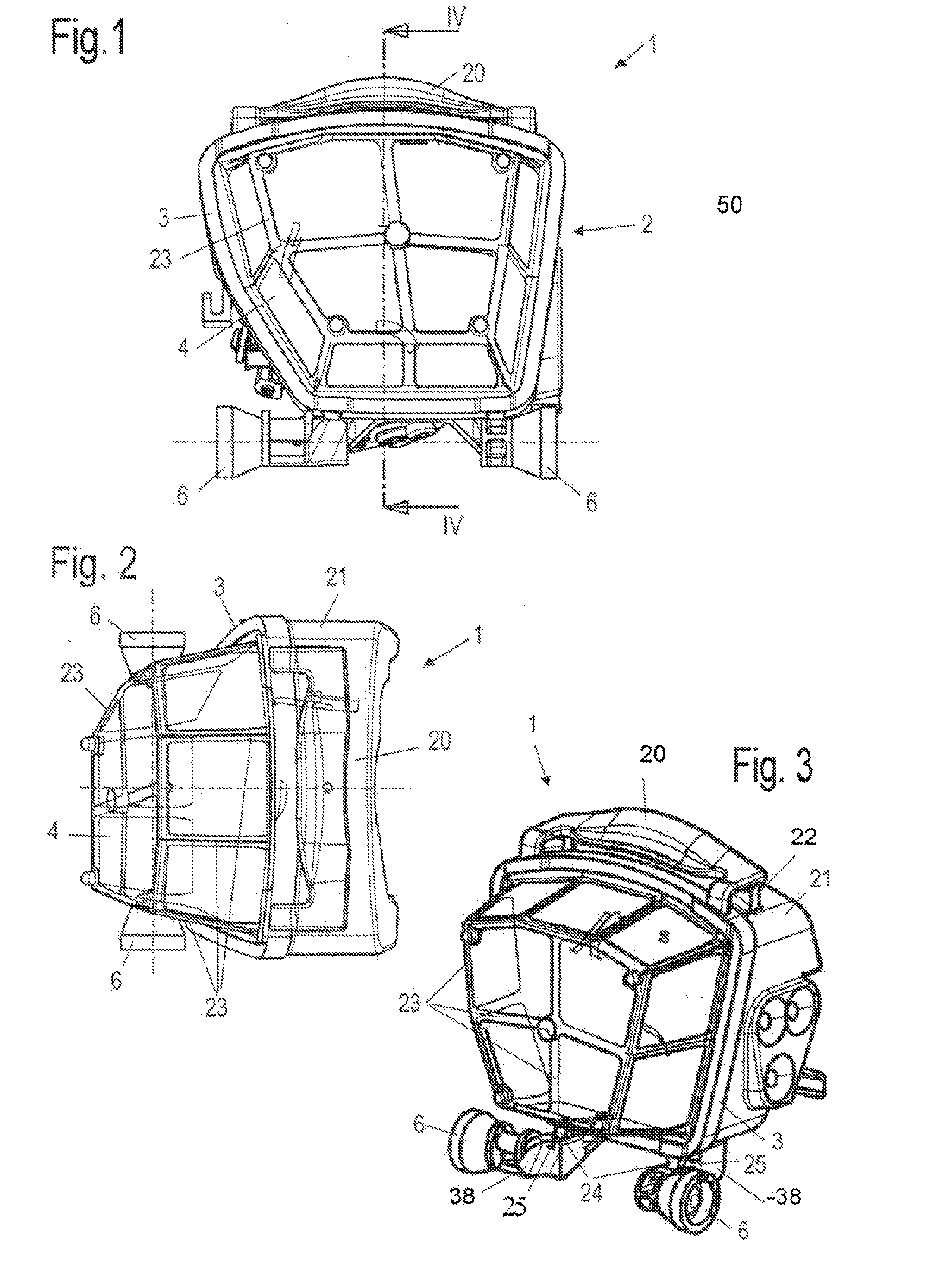 Air filter arrangement for an internal combustion engine