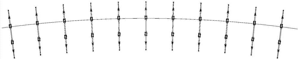 Method for constructing small-radius curve ballastless track