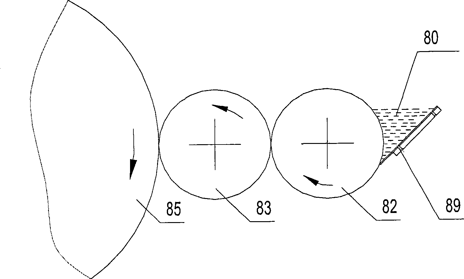 Ink fountain roller, ink distributing unit and ink distributing system of carving photogravure press