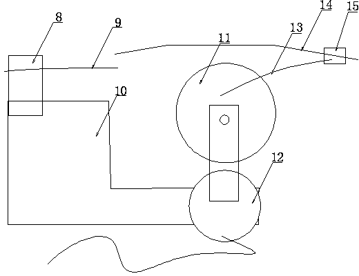 10kv overhead line fixed point installation butt joint device and line fixed point connection method