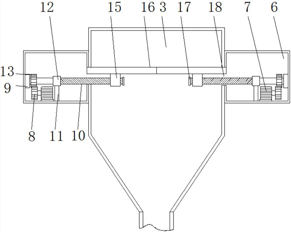 Plastic extruding machine convenient to control feeding speed