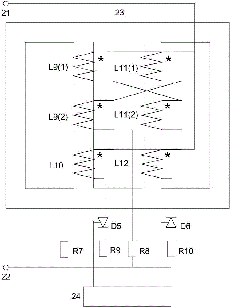 Direct-current saturable reactor rapid in reaction