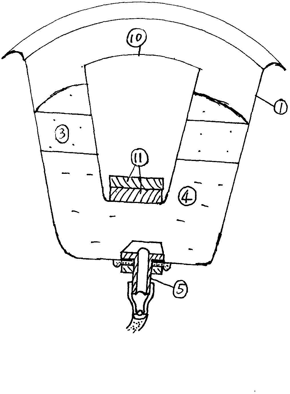 Ice cube preparation device for ice sculpture