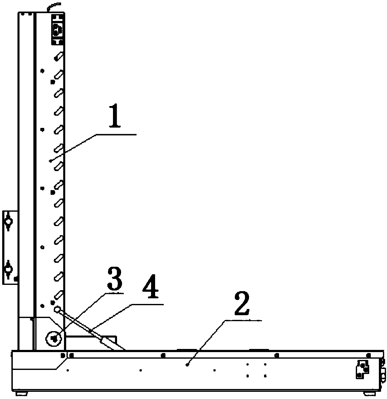 Portable folding type lifting target