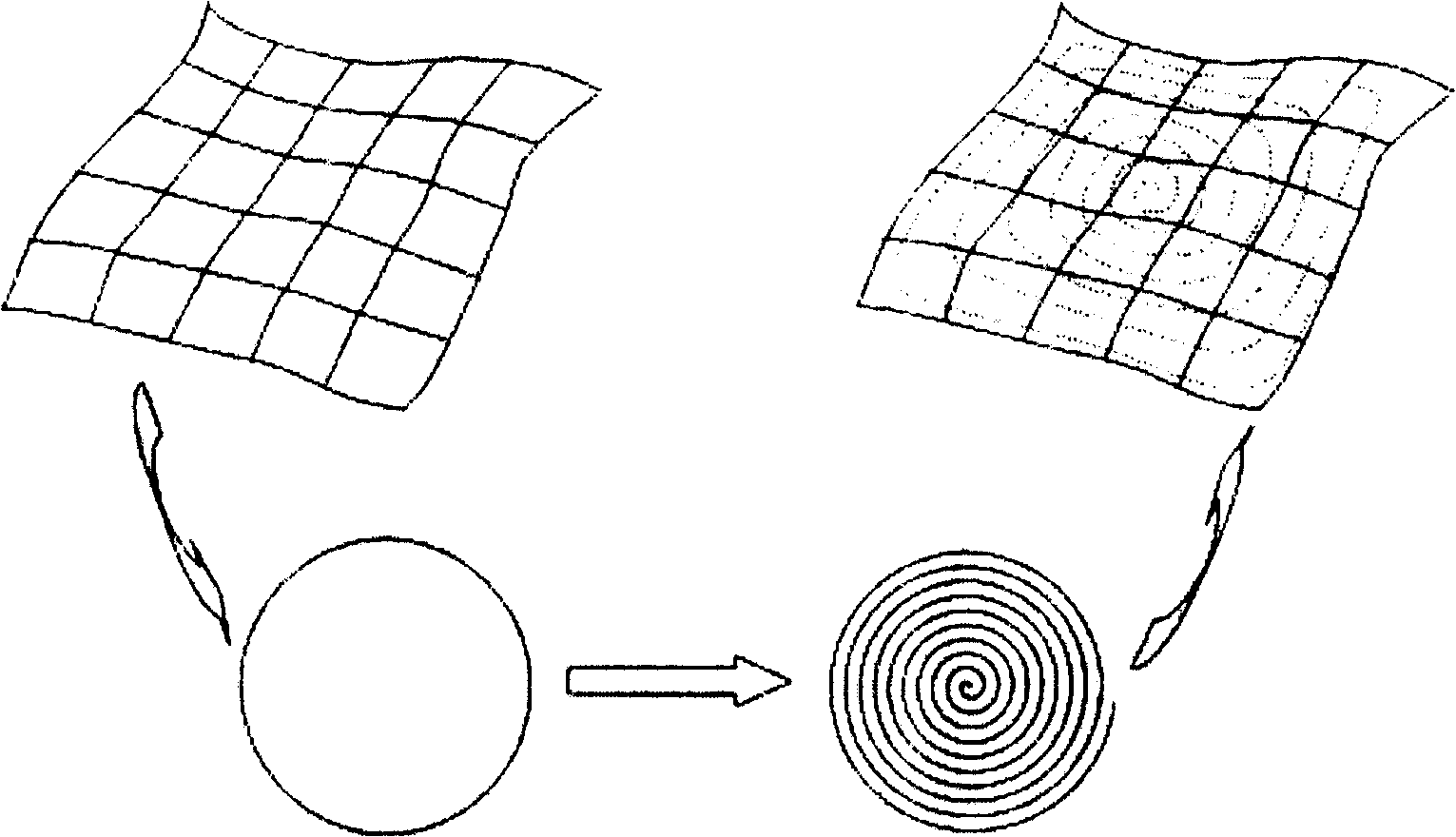 A helix guidance surfaces numerical control processing method