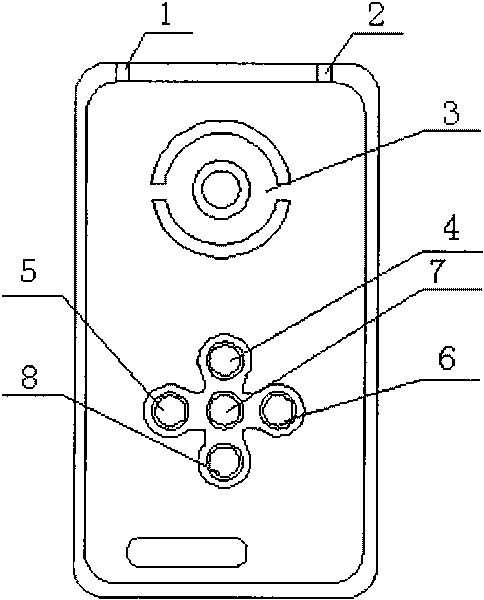 Push-to-talk (PTT) voice mobile phone terminal, communication service system and communication service method thereof