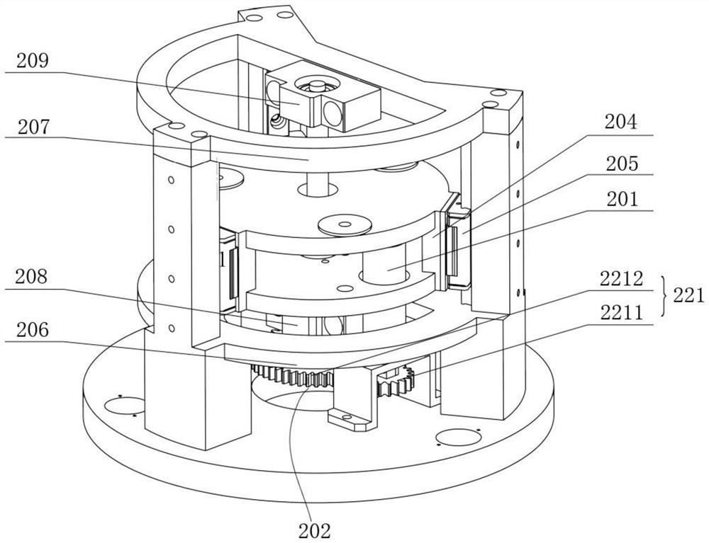 A planar linear displacement driving device and its control method