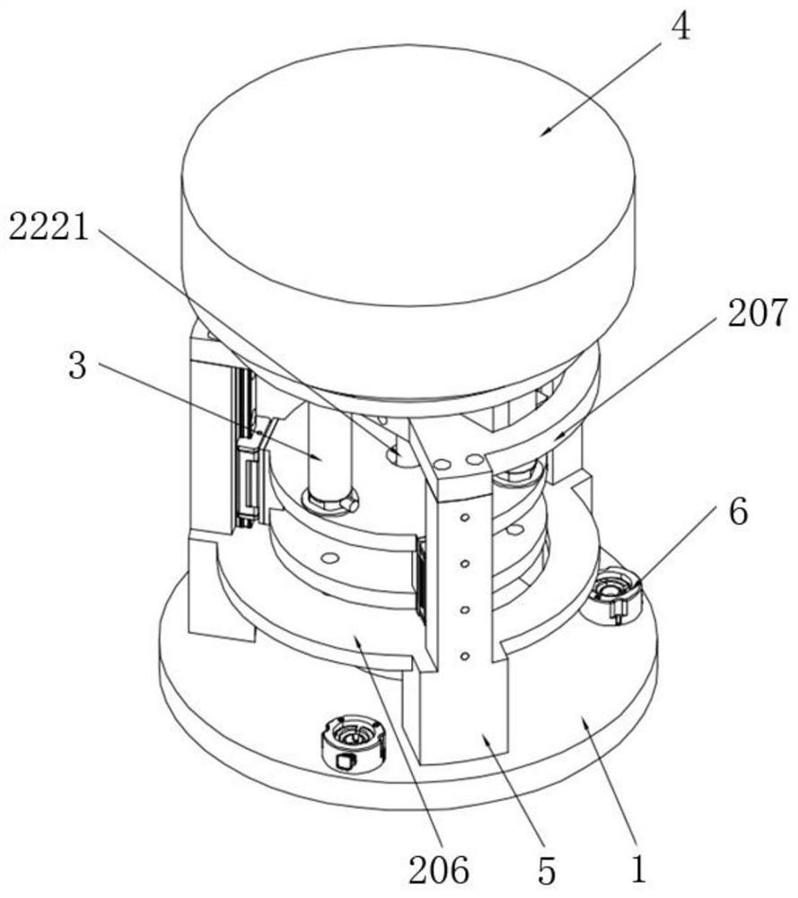 A planar linear displacement driving device and its control method