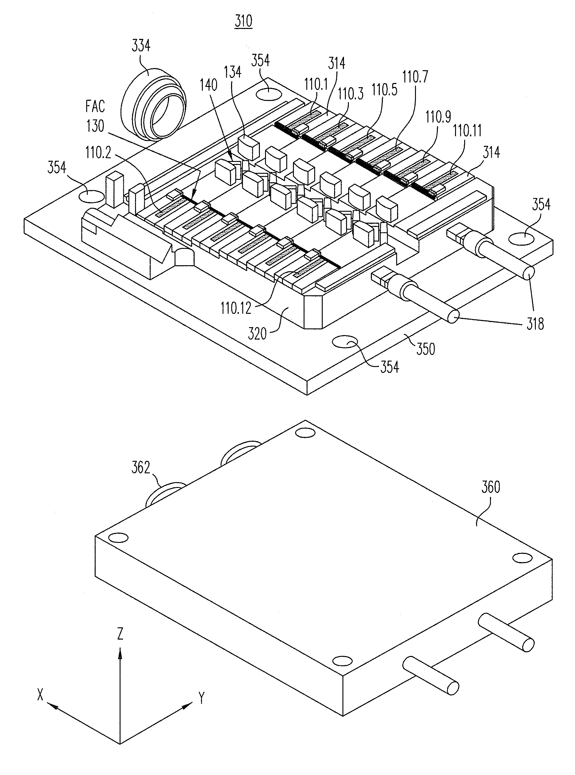 Laser diode combiner modules