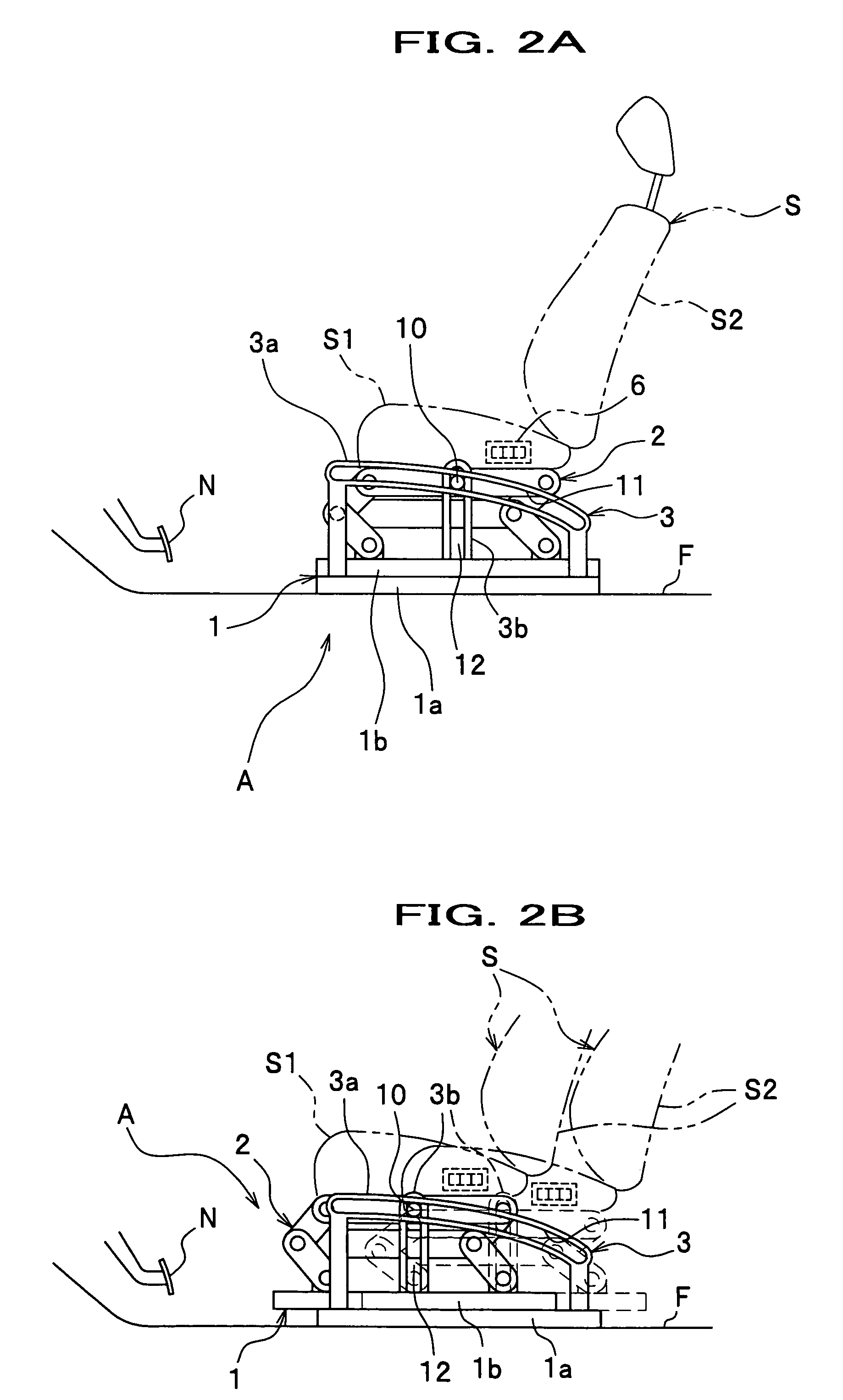 Seat apparatus for vehicles