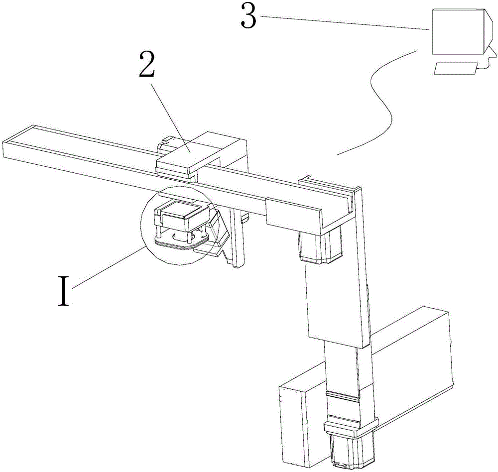 Vein vessel depth measuring device and blood sampling machine