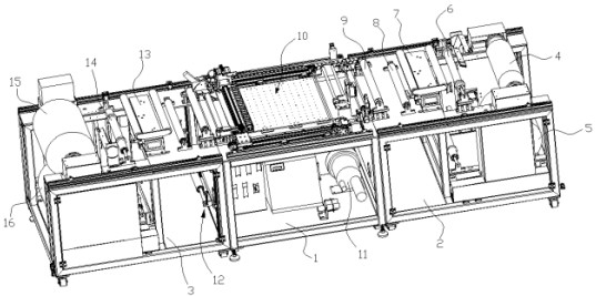 A flexible circuit board re-inspection equipment