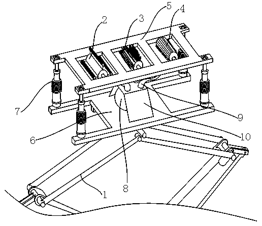 Pneumatic rotary deicing device