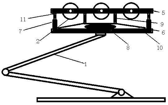 Pneumatic rotary deicing device