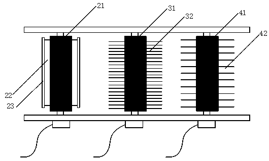 Pneumatic rotary deicing device