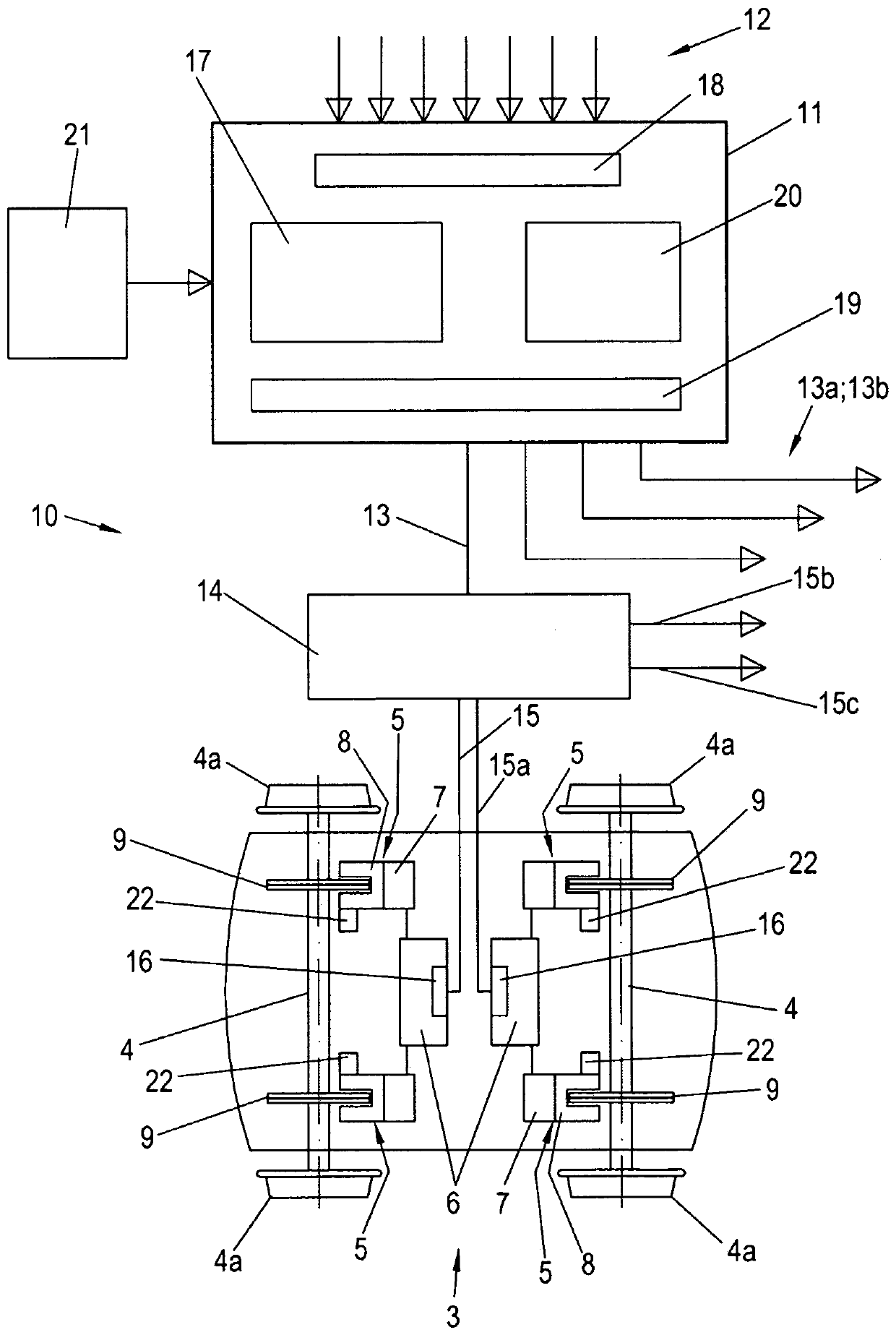 Rail vehicle braking system, adjustment device and method for operating the adjustment device