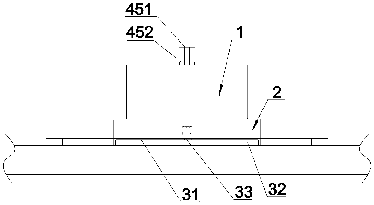 Abdominal cavity drainage tube fixing equipment