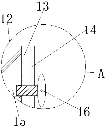 LED display screen with heat dissipation effect