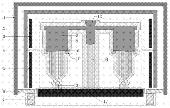 Method for controlling formation of foreign crystals at variable cross section