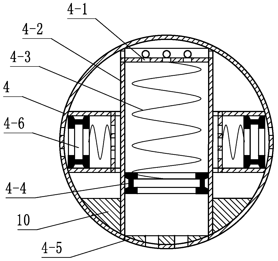 Suction and exhaust valve floating ball and suction and exhaust valve composed of floating ball