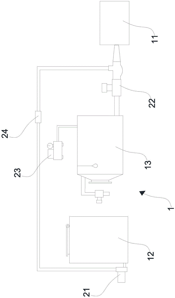 Cold-mixing and cold-patching maintenance system and cold-mixing and cold-patching maintenance vehicle