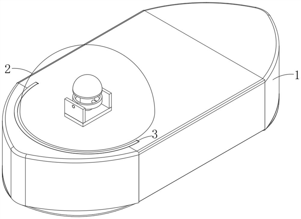 Unmanned ship routing inspection device for offshore wind power plant and method thereof