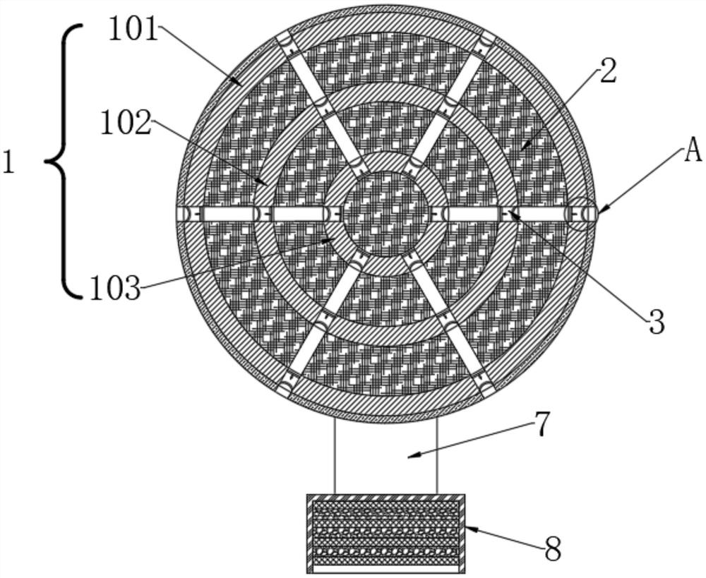 Sewage heavy metal stratified sampling method