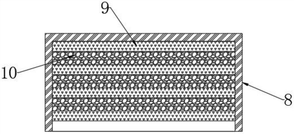 Sewage heavy metal stratified sampling method