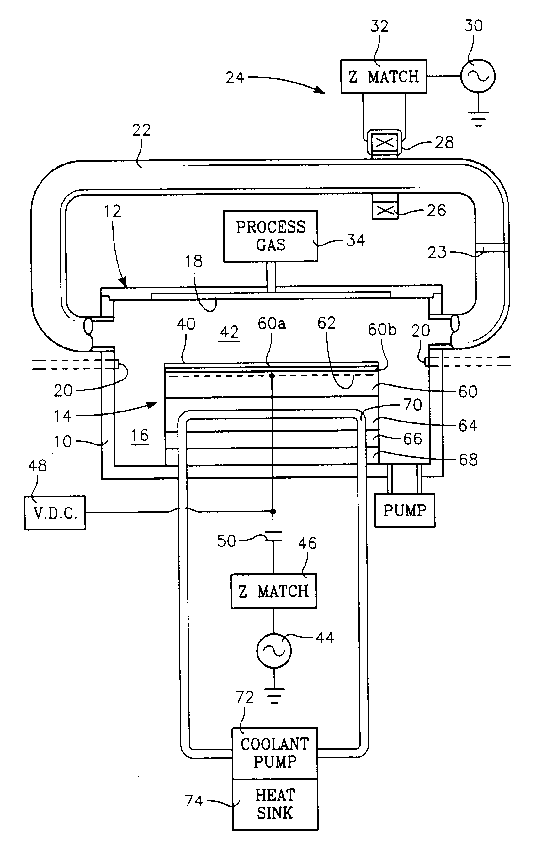 Plasma immersion ion implantation process