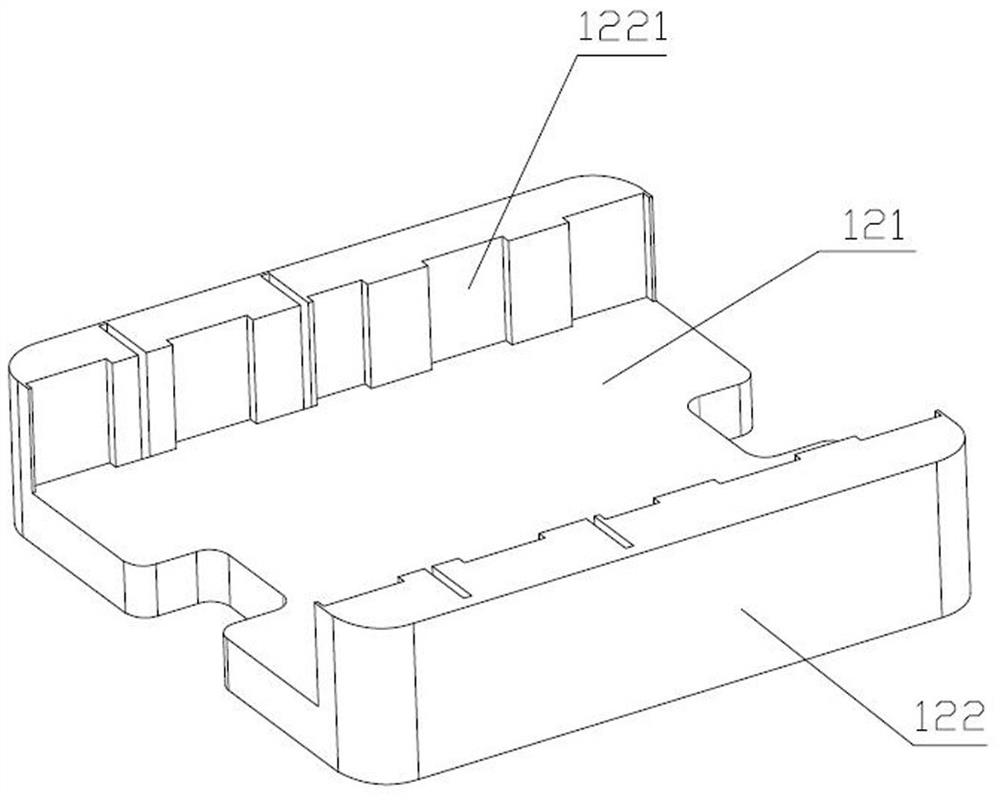 Multi-switch bottom box connecting structure