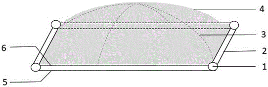 Double-layer film covering method for greenhouse