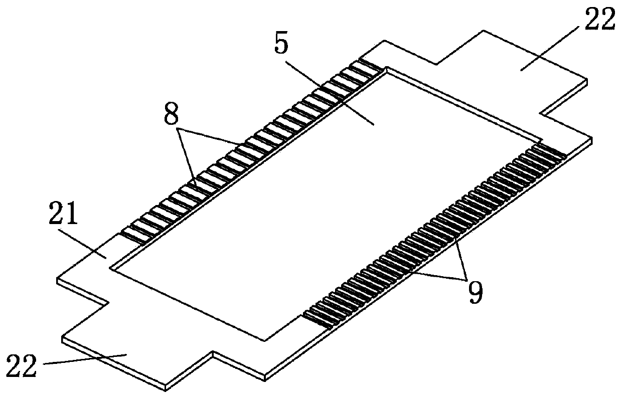 Whole-board packaging mold of flexible board and packaging method of whole-board packaging mold