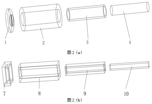 Preparation method of composite microporous multi-structure bionic artificial bone, and gradient mold