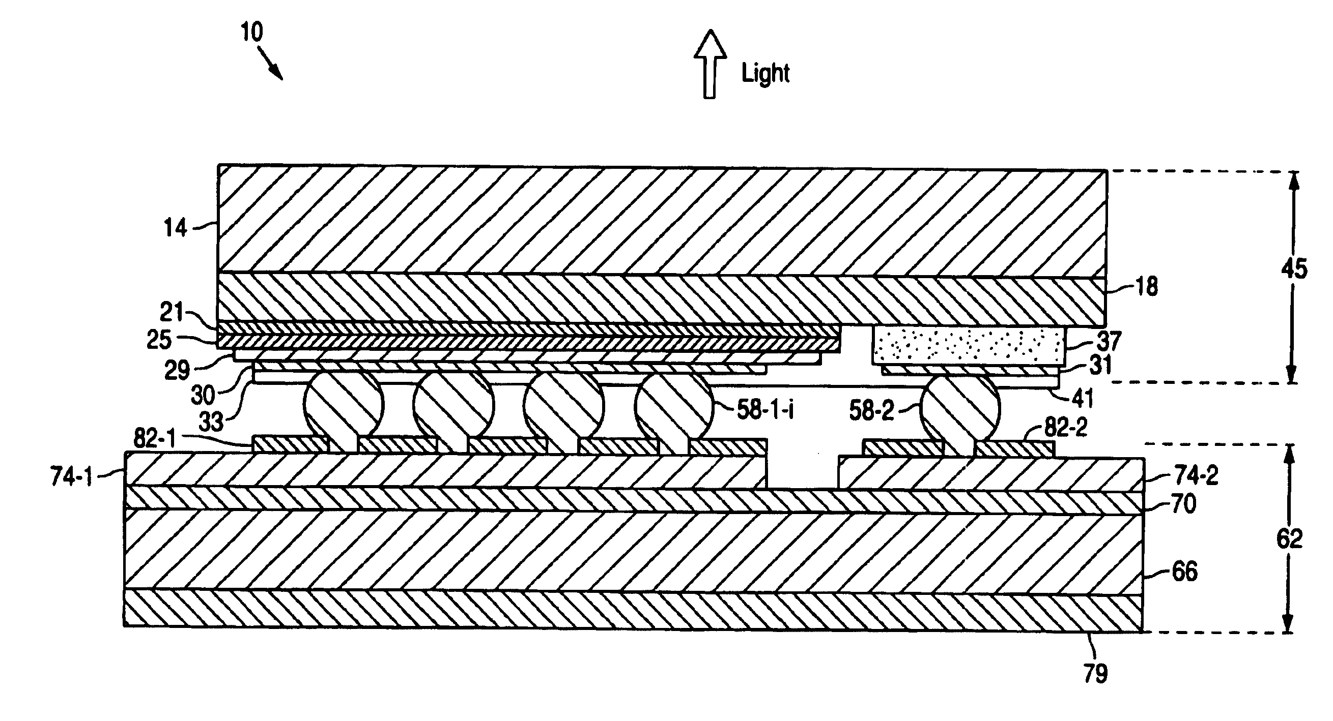 High-powered light emitting device with improved thermal properties