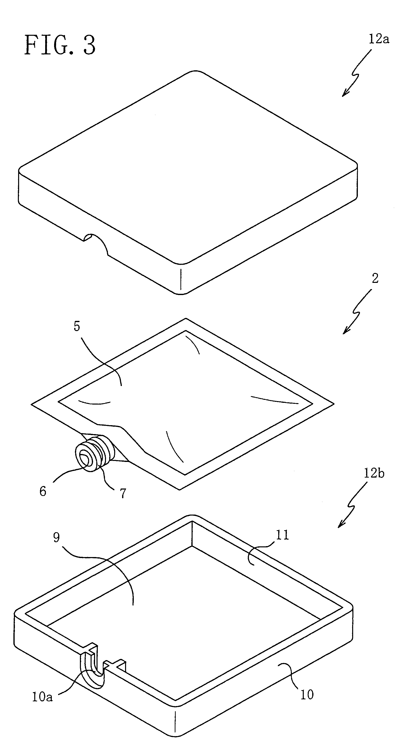 Ink-package assembly, and method of producing the same