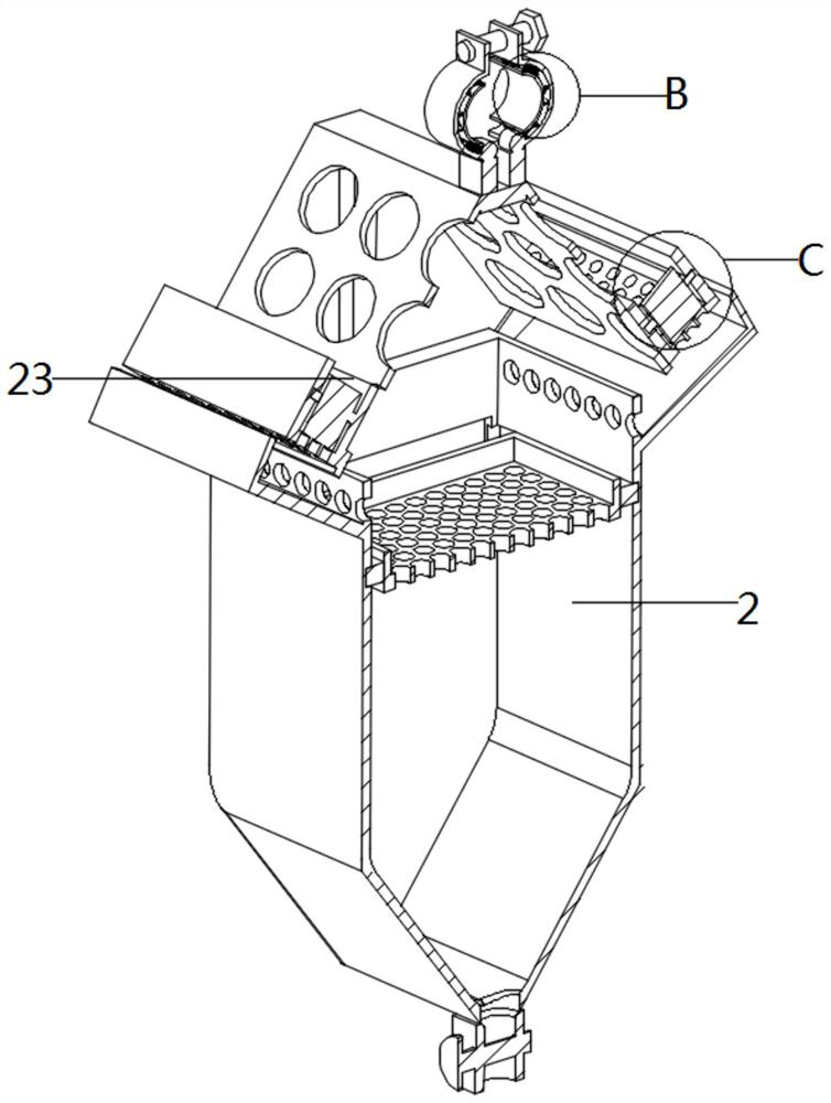 Rainwater collection and utilization device in landscape garden