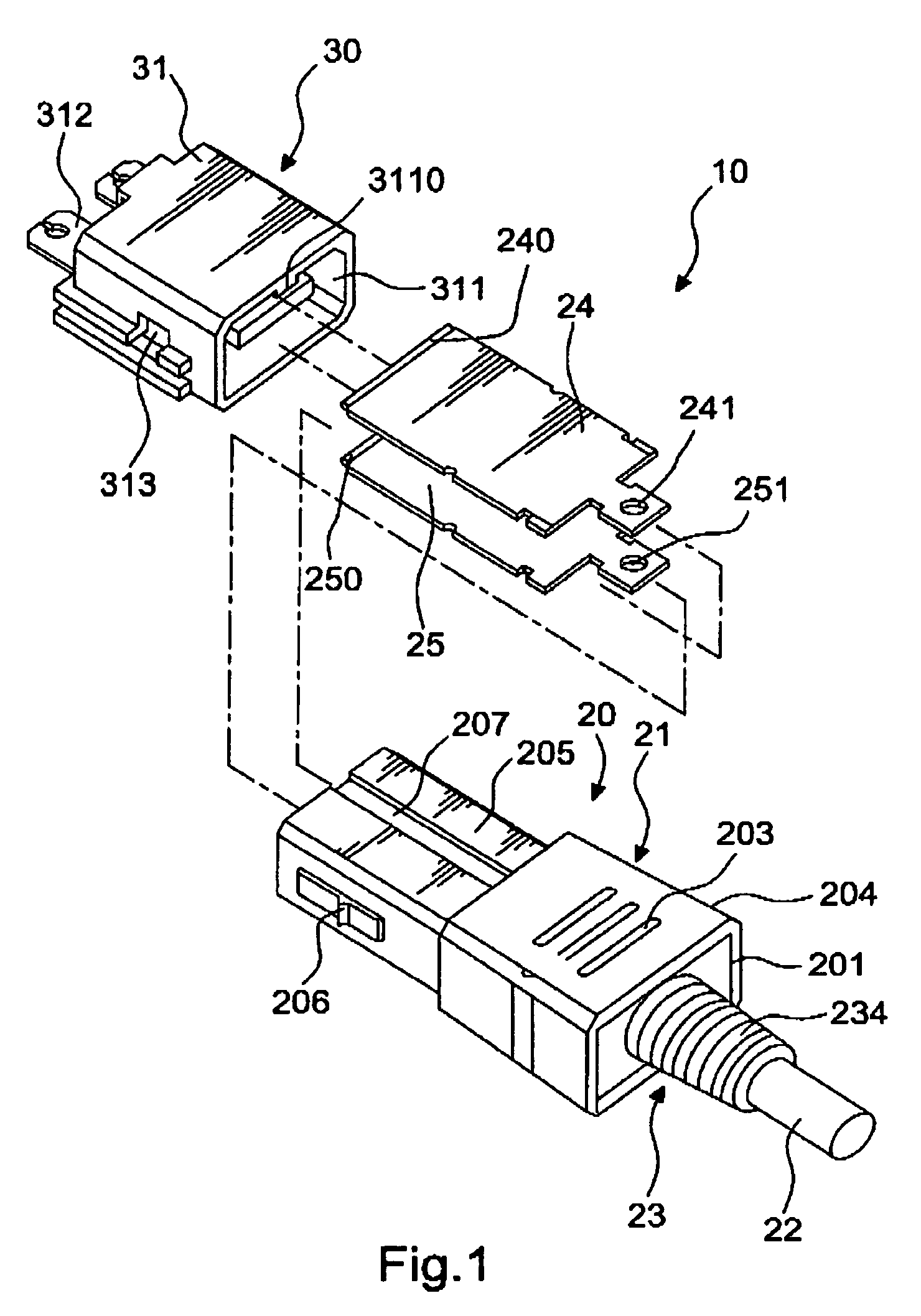 Large current connector