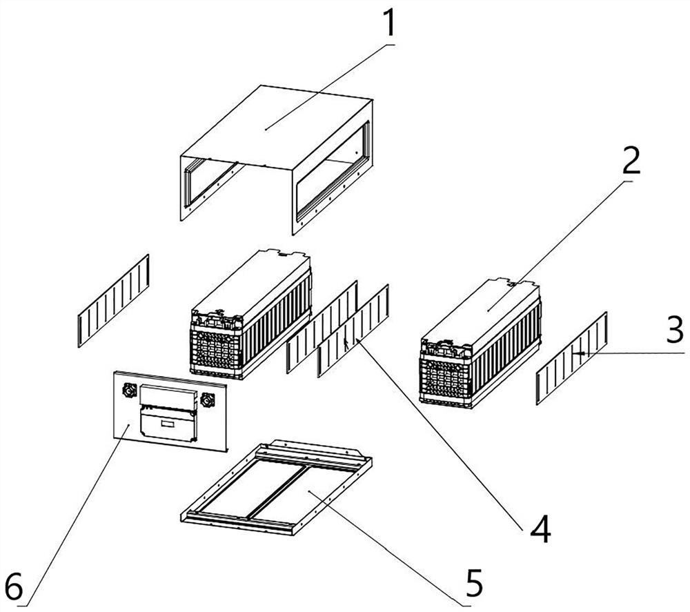 Battery pack with air duct structure and air cooling method