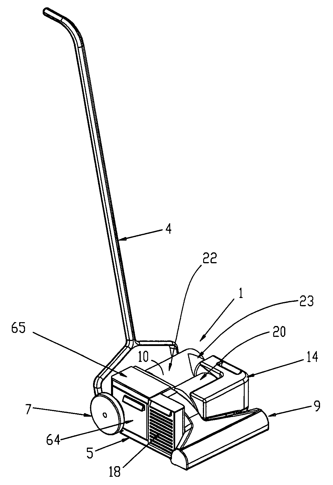 Centrifugal dirt separation configurations for household-type and shop-type vacuum cleaners