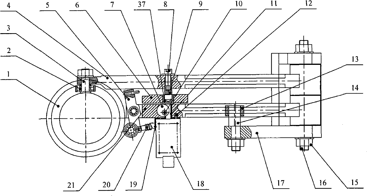 Bottle reject mechanism of online visual inspection robot for visible foreign matters in bottled liquid