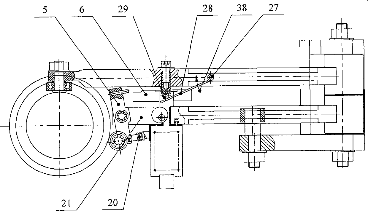 Bottle reject mechanism of online visual inspection robot for visible foreign matters in bottled liquid