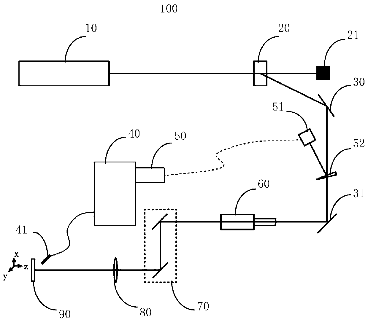 Optical film strengthening method and laser strengthening device