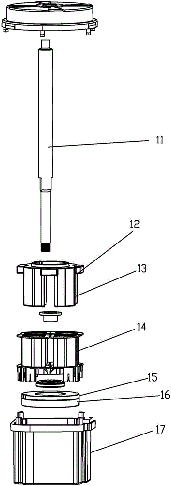 Silent motor driving mechanism