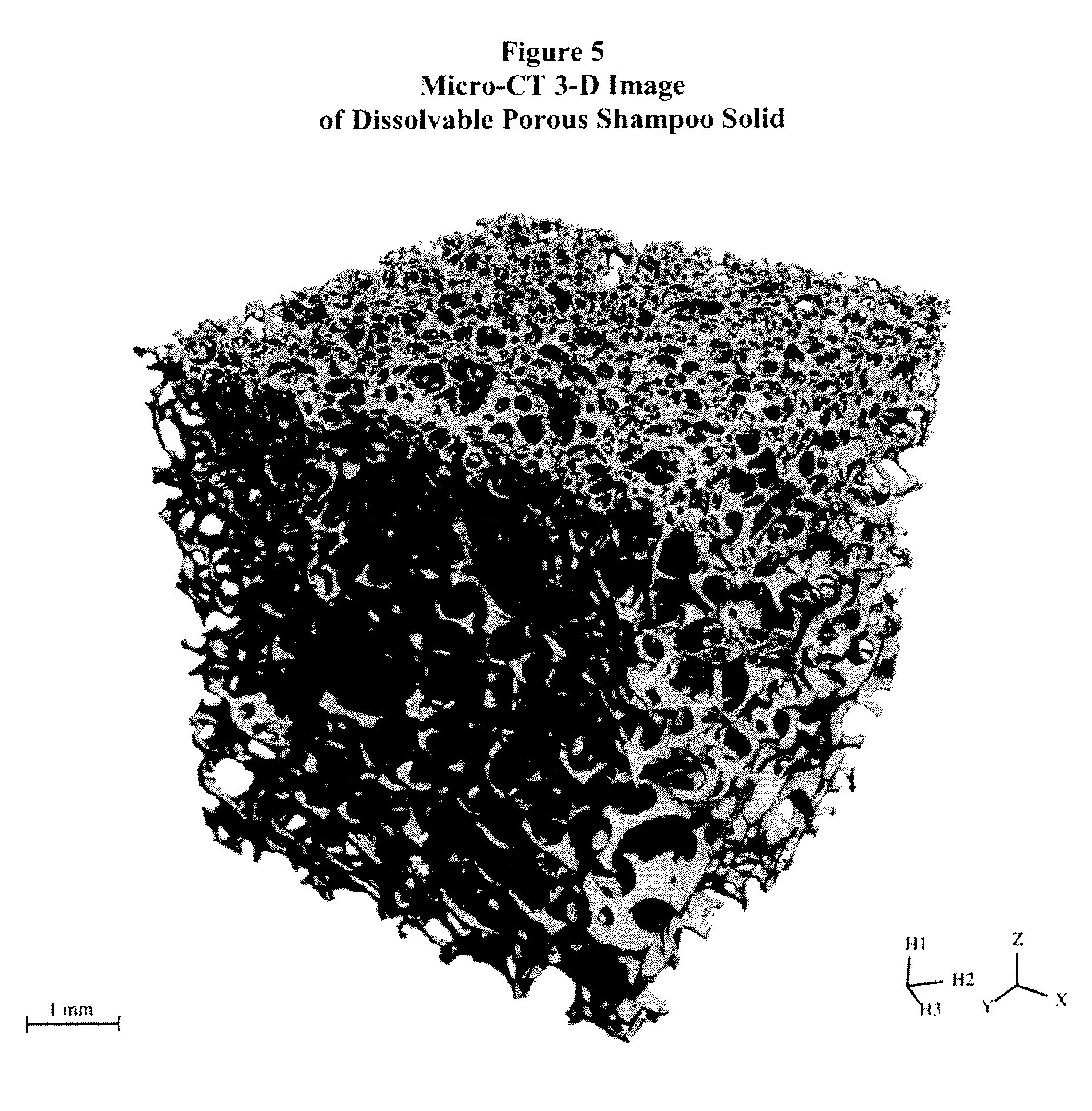 Porous, dissolvable solid substrate and surface resident coating comprising matrix microspheres