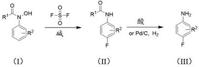 A kind of 4-fluoro substituted arylamine compound and its synthetic method