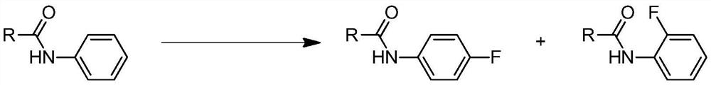 A kind of 4-fluoro substituted arylamine compound and its synthetic method