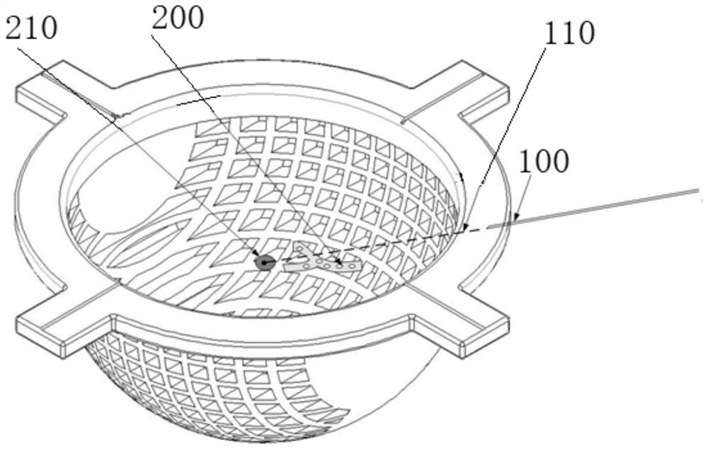 NMR image navigation planning system based on special breast clamping device