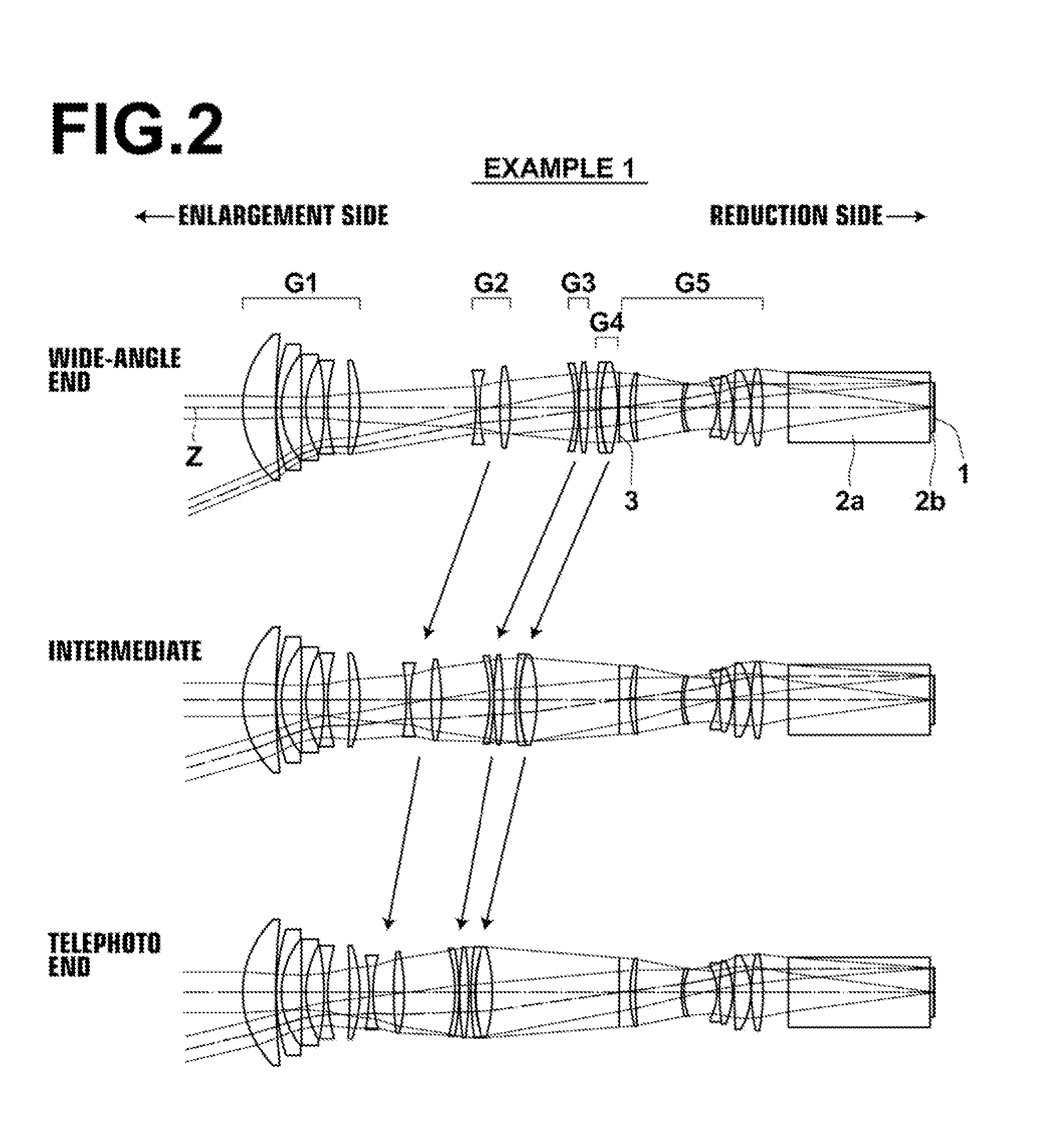 Variable-magnification projection optical system and projection display device